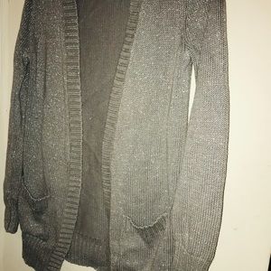 Old Navy Silver Sparkle Sweater